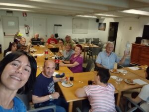 Garagune Izarbiderekin, piscolabis batean