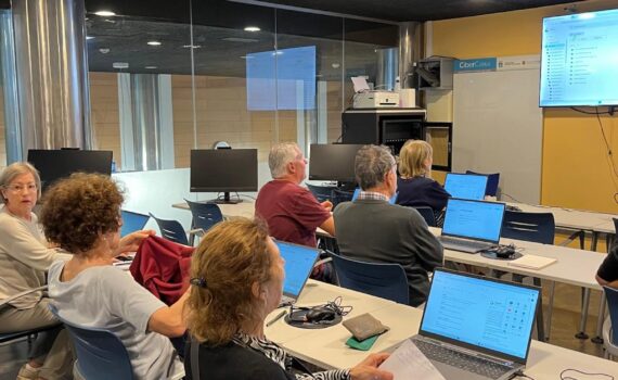 Cursos en la ciberaula Erdialde de Donostia