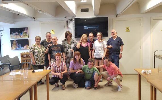 Fundación Goyeneche Garagune con los voluntarios de Izarbide Eibar